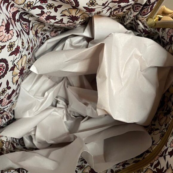 Vera Bradley Small Backpack, Champagne Gold Pearl (NEW) - Picture 8 of 8